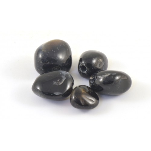 BLACK AGATE NUGGETS (Pack of 5)